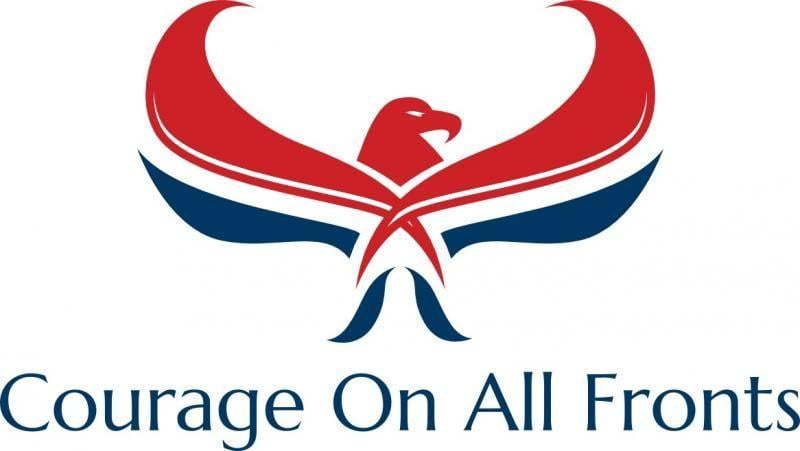 Courage Logo - Courage on All Fronts Inc nonprofit in Stuart, FL. Volunteer, Read