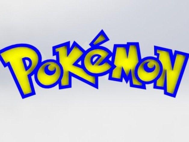 Thingiverse Logo - Pokémon Logo by Bjornnijen - Thingiverse