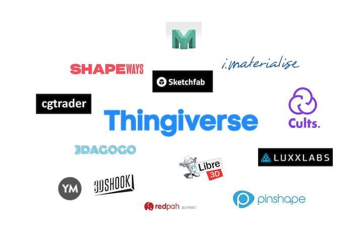 Thingiverse Logo - Alternatives to Thingiverse, 2018 Edition