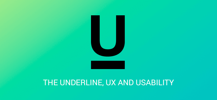 Underline Logo - Website links: to underline or not to underline?