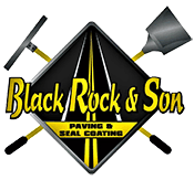 Paving Logo - Black Rock and Son Paving. Paving Services. Old Forge, PA