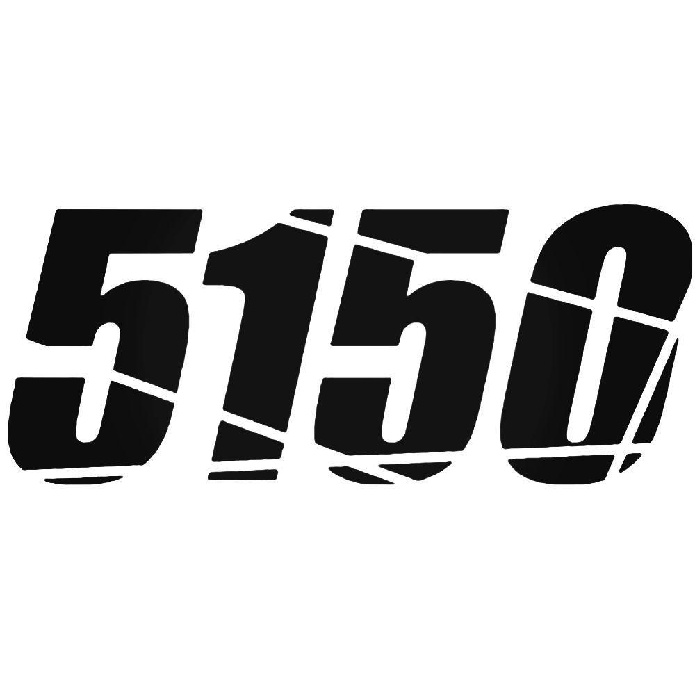 5150 Logo - Rock Band s Van Halen 5150 Style 2 Decal