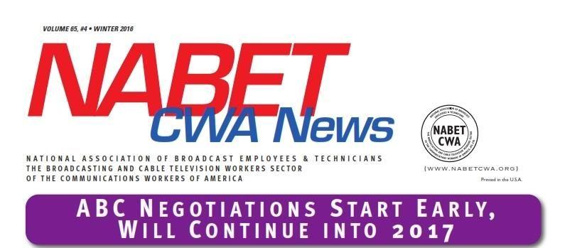 Nabet Logo - NABET News | National Association of Broadcast Employees and Technicians