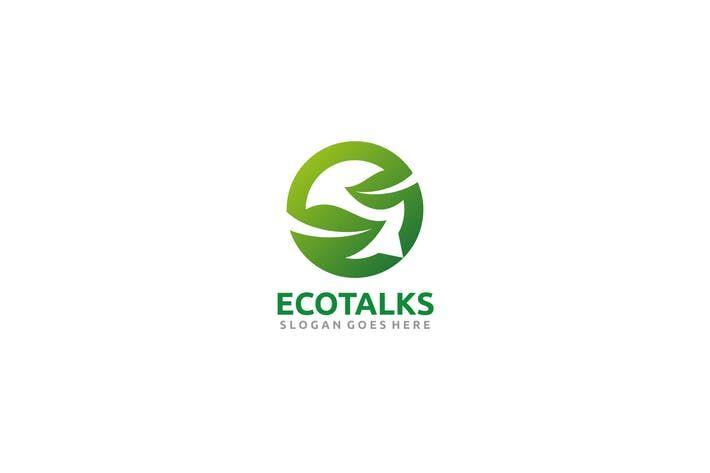 Discussion Logo - Nature Discussion Logo #eco #leaf • Download here → http://1.envato ...