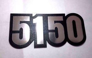 5150 Logo - 5150 plastic logo new SUPER style badge Silver color 120*55mm = 4 6 ...