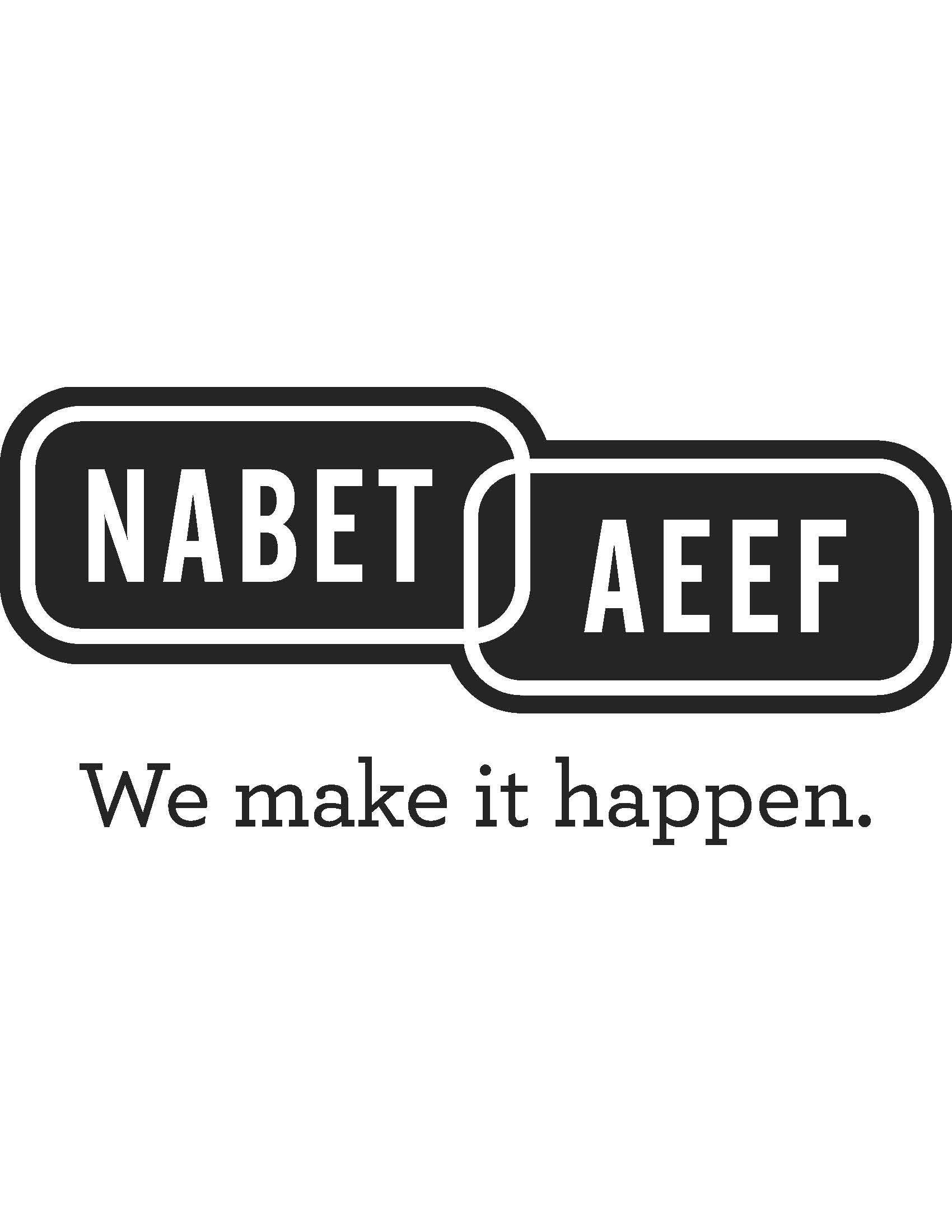 Nabet Logo - AEEF - NABET: We make it happen | District 1