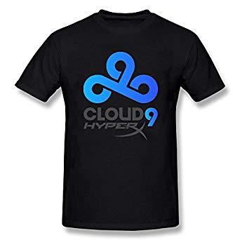 HyperX Logo - Men's LOL Cloud 9 HYPERX Logo T-shirt Black: Amazon.co.uk: Clothing