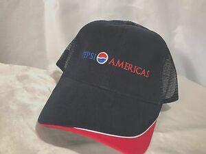 PepsiAmericas Logo - Pepsi Americas Mesh Blue Baseball Golf Pub Bar Hat Cap RARE ~NEW~ | eBay