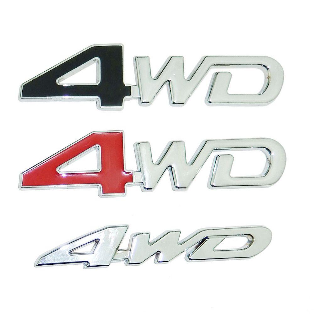 4WD Logo - 4WD Four Wheel Drive Rear Trunk Emblem Badge Logo Sticker SUV For ...
