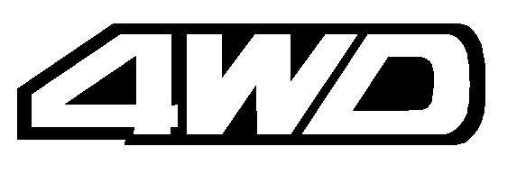 4WD Logo - S4-004 - 4WD Outlined