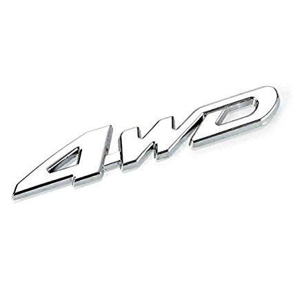 4WD Logo - AutoTrends Motorcycle/Bike 3D 4WD Logo 4 Wheel Drive Emblem Badge ...