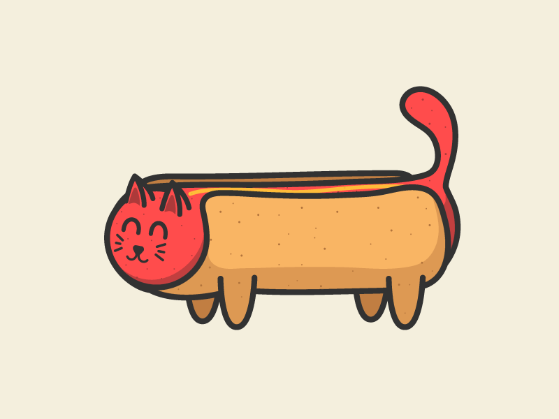 Wierd Logo - Hot Diggity Cat | Best Weird Logos | Logo design, Logos, Weird