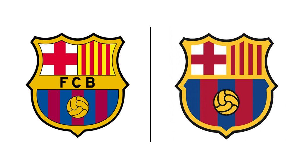 Barcilona Logo - How the new Barcelona Football Club logo has evolved