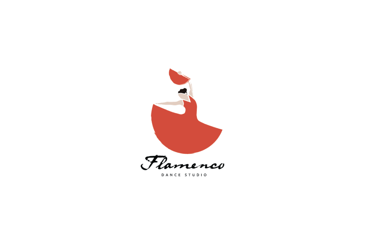 Dancer Logo - Flamenco Flamingo Dancer Logo Design | Logo Cowboy