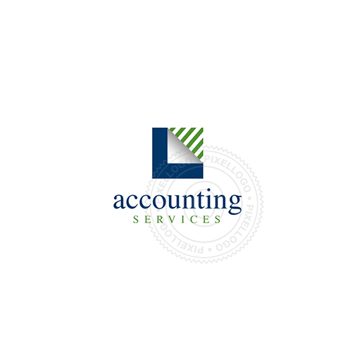 Accounting Logo - Accounting Logo - Ledger book open logo | Pixellogo