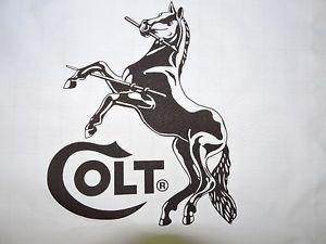 Colt Logo - 1 COLT LOGO ON 18X18 SEWING BLOCK QUILT FABRIC 