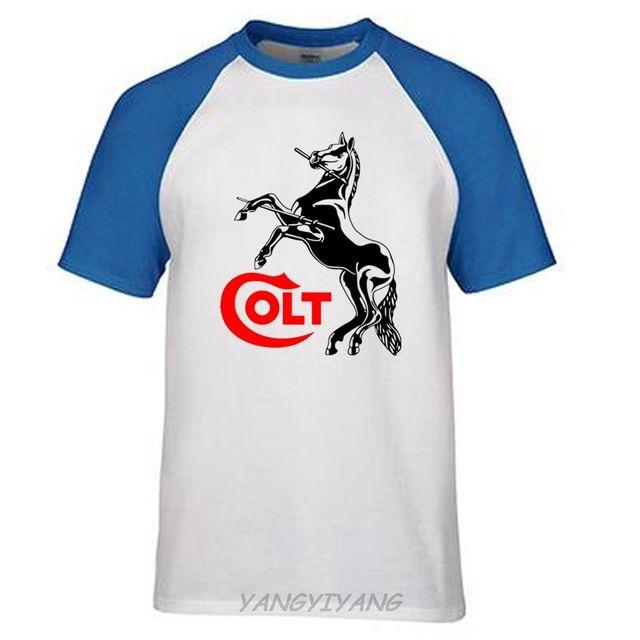 Colt Logo - COLT Logo Rifles s Revolvers Gun Men's Tee Shirt TShirt summer brand ...