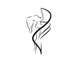 Dancer Logo - pole dancer Designed