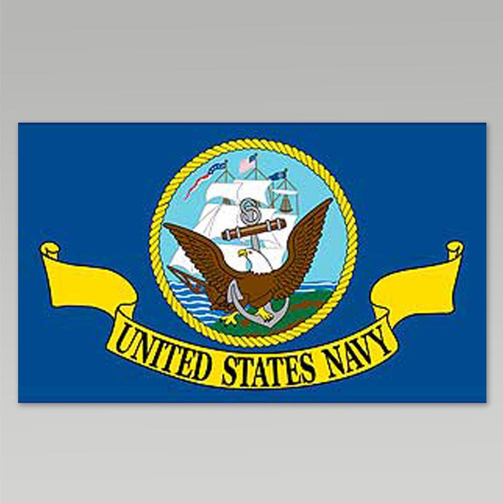 USN Logo - USN LOGO FLAG | Navy Gear