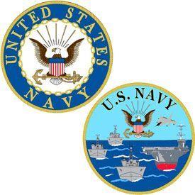 USN Logo - CHALLENGE COIN USN LOGO Wholesale And Military Products
