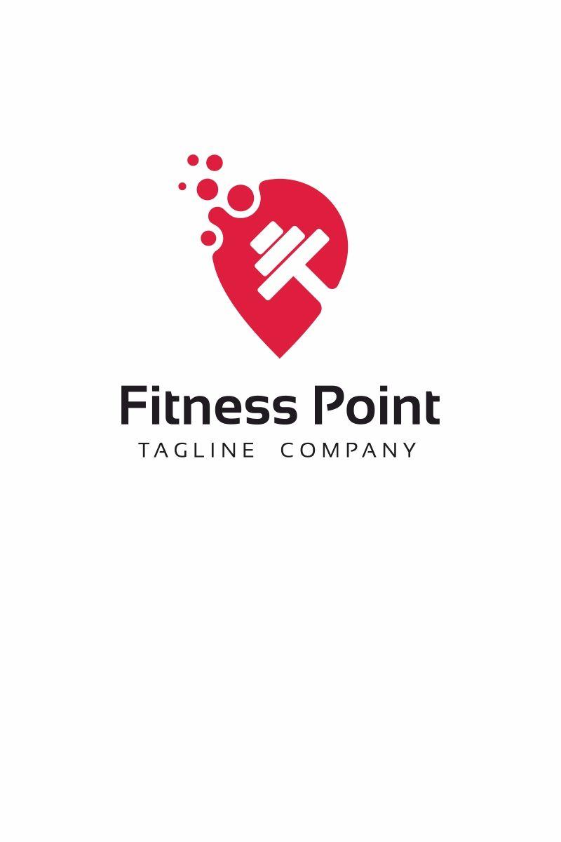 Dumbell Logo - Fitness Point Dumbbell Logo Template