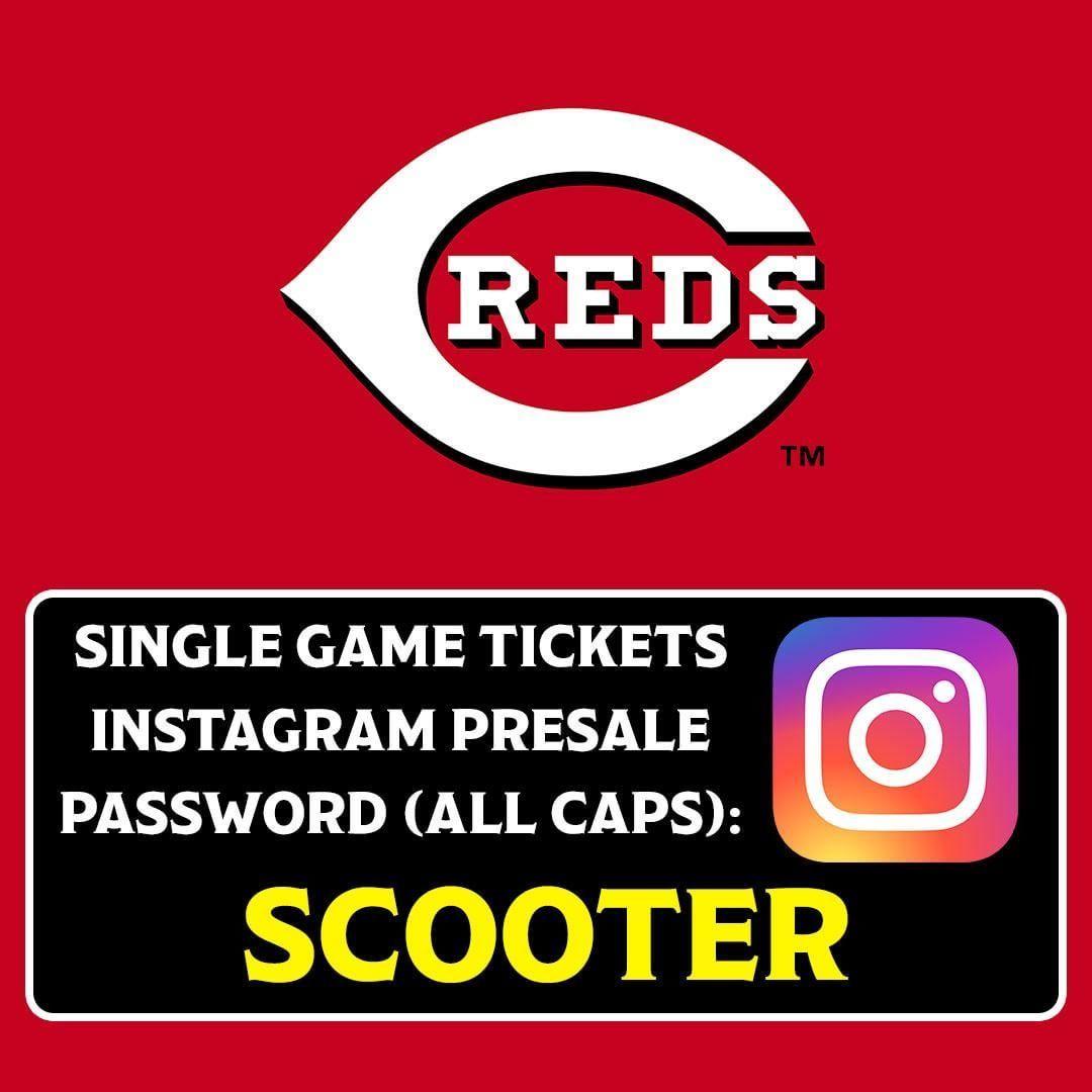 Reds.com Logo - The Instagram presale is live! Visit reds.com/presale and enter the ...