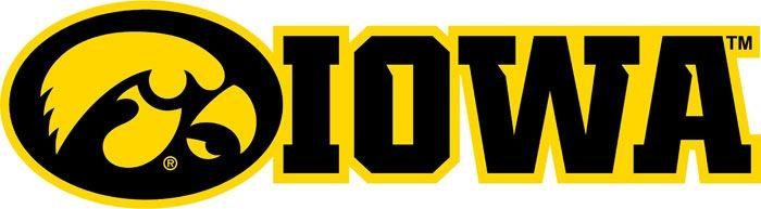 Iwoa Logo - University of Iowa Decals | Iowa Tigerhawk Logo