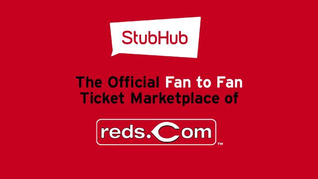 Reds.com Logo - StubHub Information | MLB.com