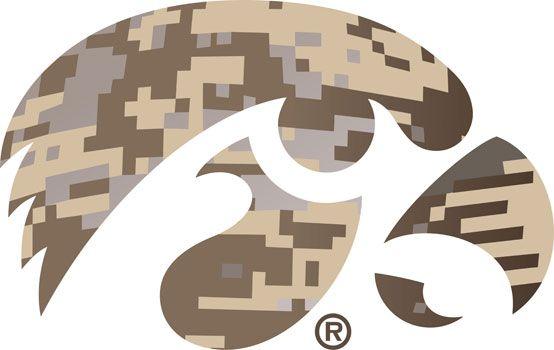 Tigerhawk Logo - University of Iowa Tigerhawk Logo - Camo Vinyl Decal | Iowa Hawkeyes ...