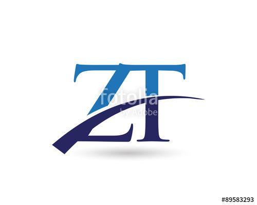 ZT Logo - ZT Logo Letter Swoosh Stock Image And Royalty Free Vector Files