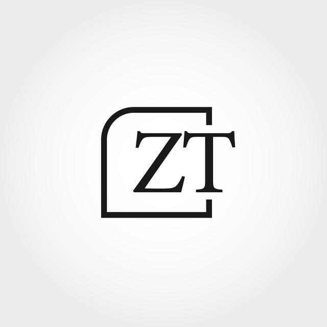 ZT Logo - Initial Letter ZT Logo Template Design Template for Free Download on ...