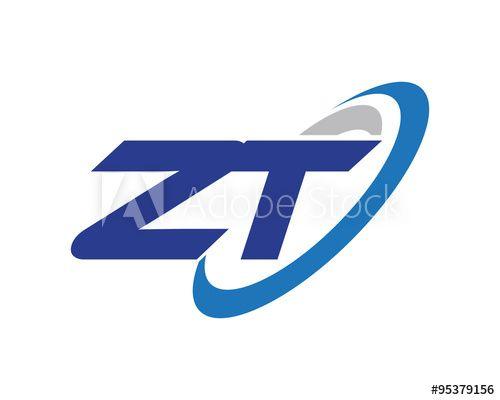 ZT Logo - ZT Letter Swoosh Media Technology Logo - Buy this stock vector and ...