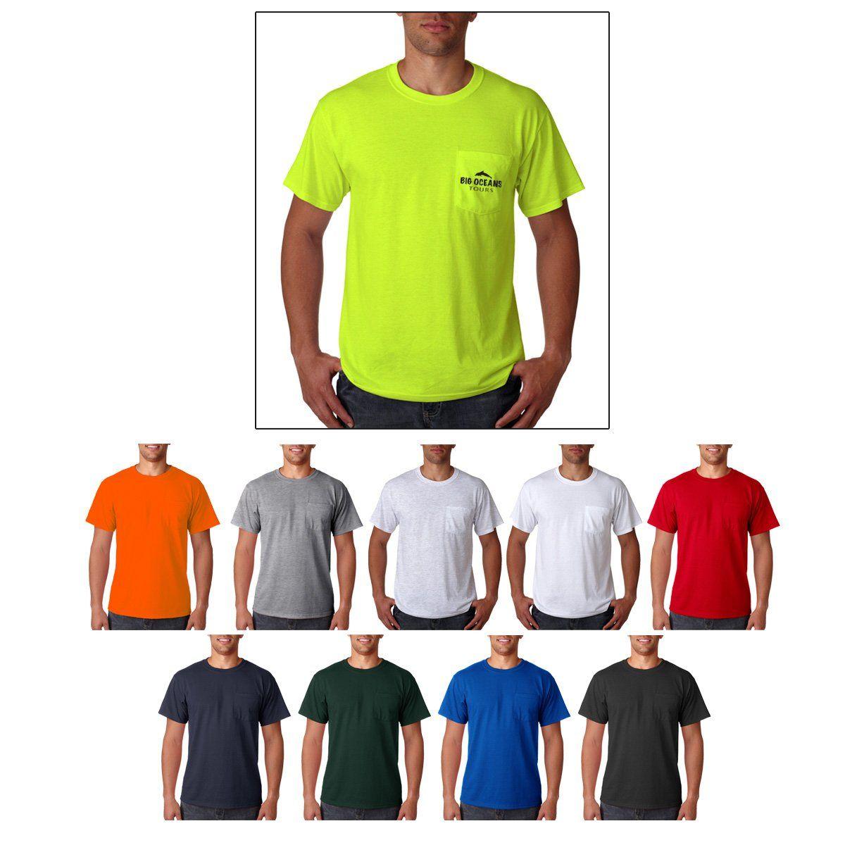 Jerzees Logo - Jerzees Adult Heavyweight Blend Pocket T-Shirt - Colors, 2XL with ...