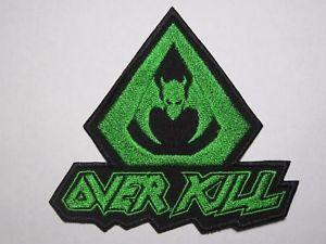 Overkill Logo - OVERKILL logo embroidered NEW patch thrash metal