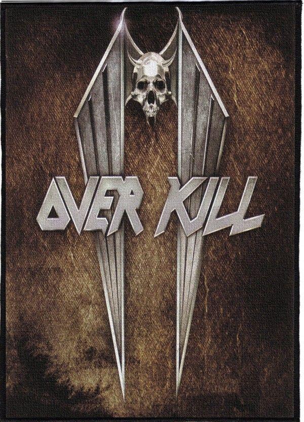 Overkill Logo - Overkill - Logo backpatch (21x30 cm) - www.madprinting.net Mad ...