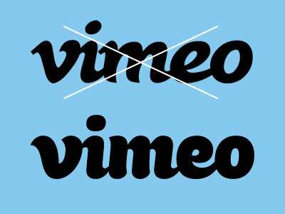 Awkward Logo - Is nobody else bothered by Vimeo's awkward logo?