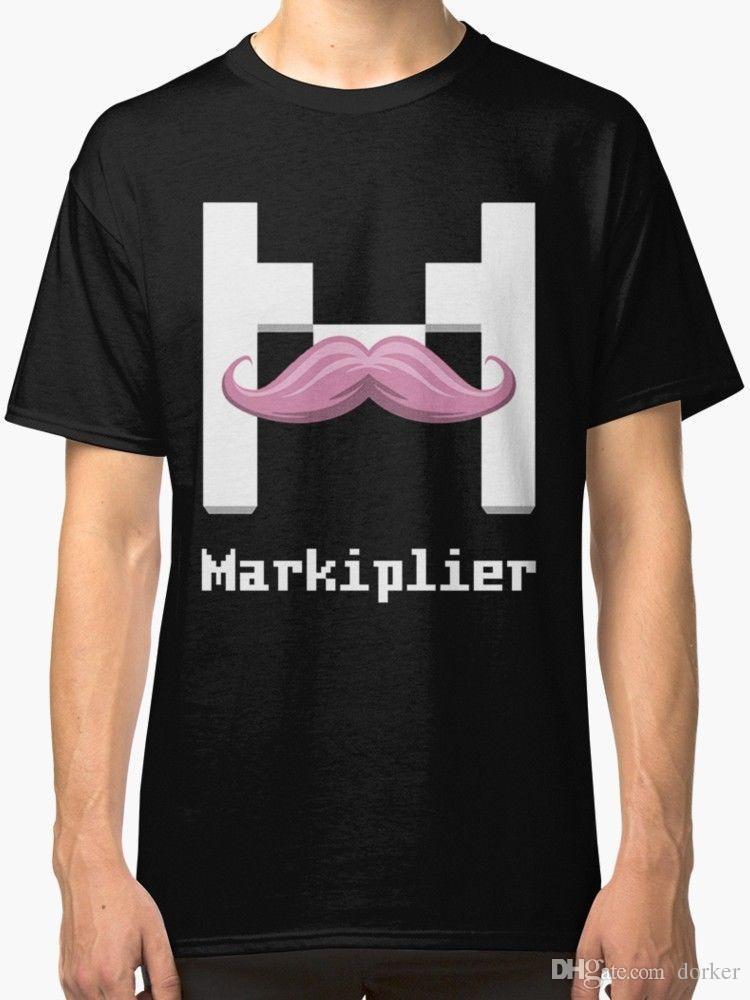Markiplier Logo - 2018 Summer Casual Man T Markiplier Logo Men'S Black Tees Shirt ...