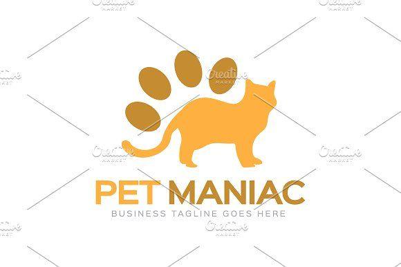 Maniac Logo - Pet Maniac Logo ~ Logo Templates ~ Creative Market