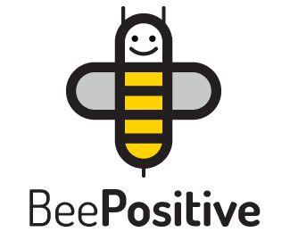 Positive Logo - Bee Positive Designed
