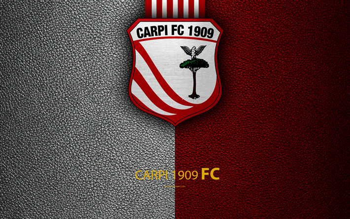 Carpi Logo - Descargar fondos de pantalla Carpi FC, 1909, 4k, italiana de fútbol ...