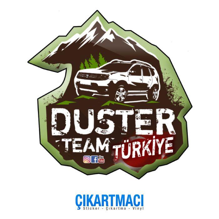 Duster Logo - Duster Team Türkiye Logo – Çıkartmacı