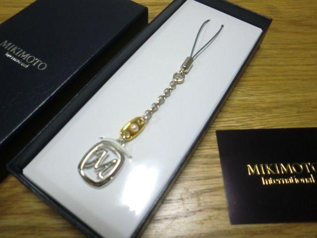 Mikimoto Logo - MIKIMOTO/ Mikimoto Inter National pearl attaching strap for mobile ...