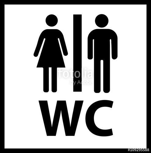 WC Logo - WC Icon. WC Icon Vector. WC Icon eps. WC Icon Image. WC icon simple