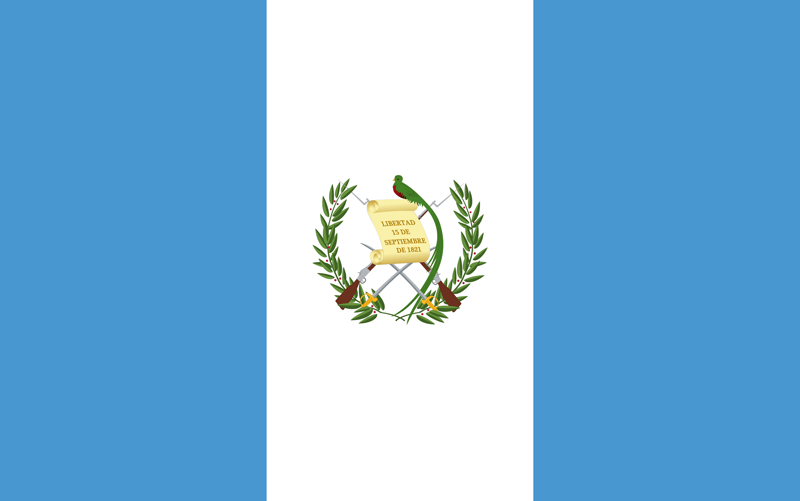 Guatemalan Logo - Flag of Guatemala image and meaning Guatemalan flag - country flags