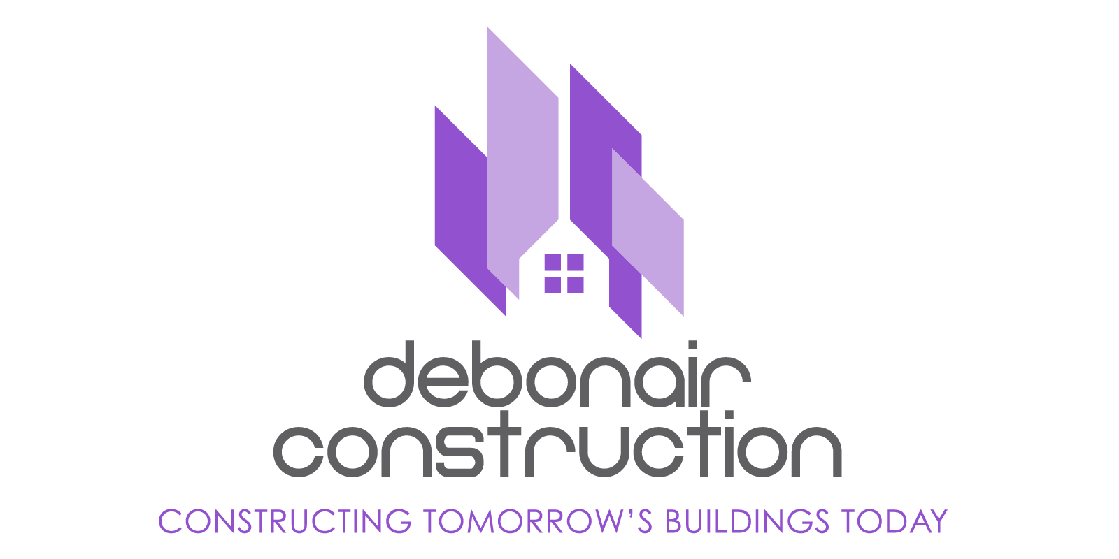 Full Logo - Debonair Construction Full Logo Group. design
