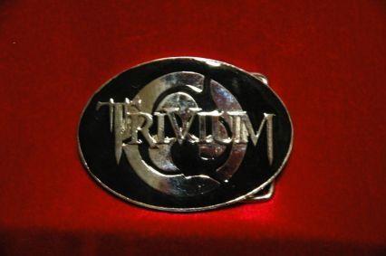 Trivium Logo - TRIVIUM - Logo - Oval Belt Buckle - Hellsinki Rock Shop