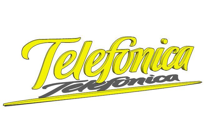 Telefonica Logo - Telefónica Logo | 3D Warehouse