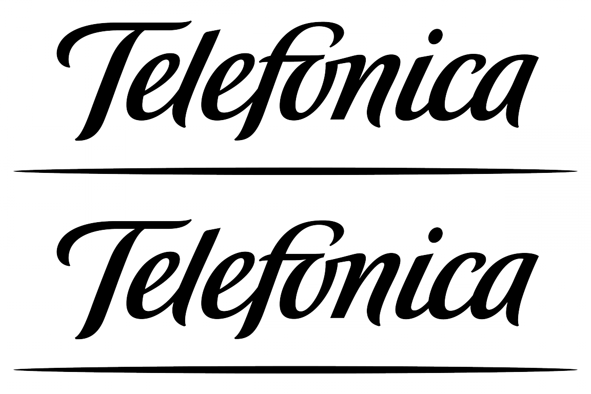 Telefonica Logo - Telefonica logo stickersChoose the color yourselfand select the size ...