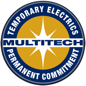 Multitech Logo - Temporary Electrics since 1998 | Multitech Site Services