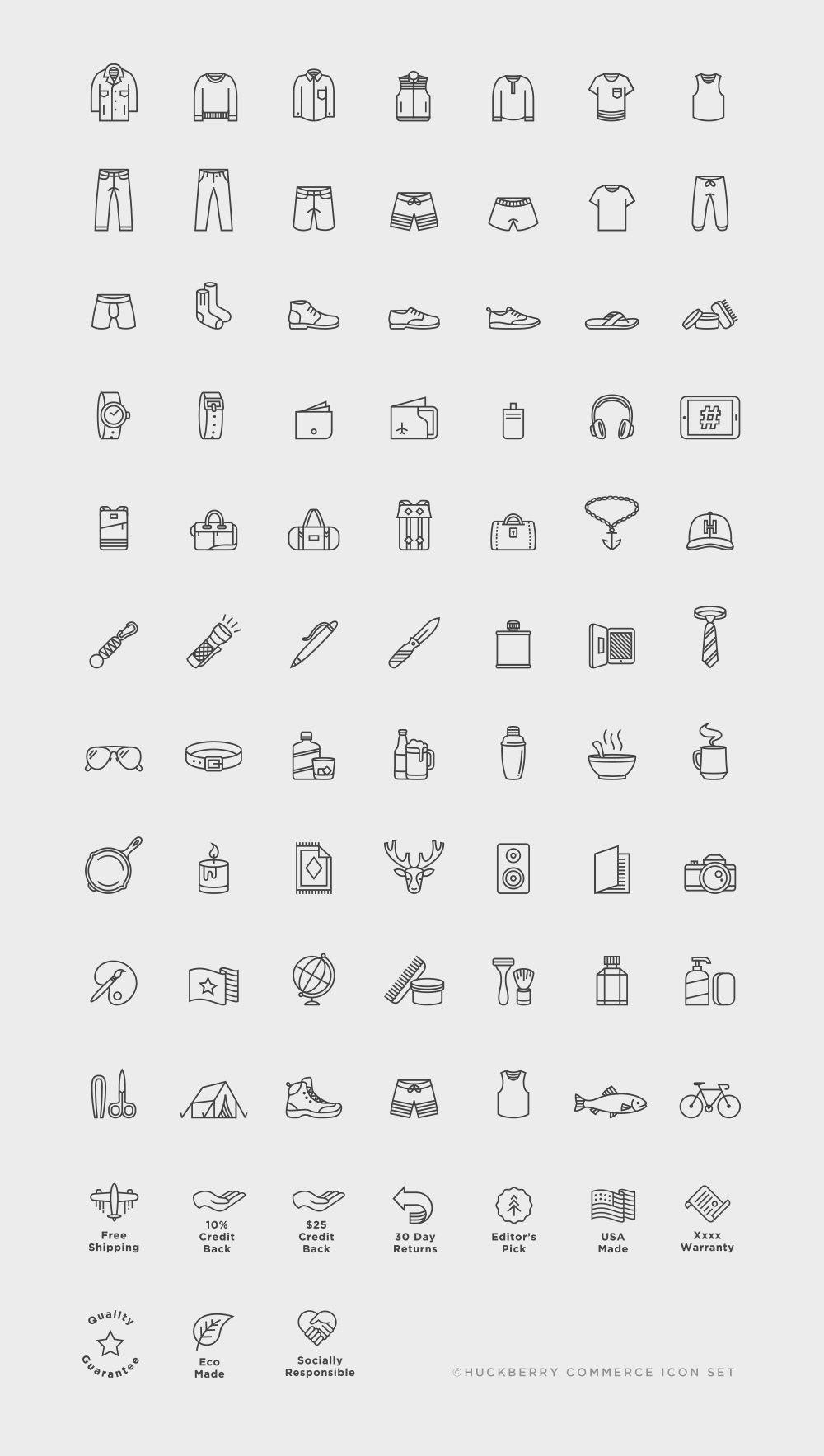 Huckberry Logo - HUCKBERRY - Jimmy Gleeson Design | Icon | Icon set, Icon design, Design